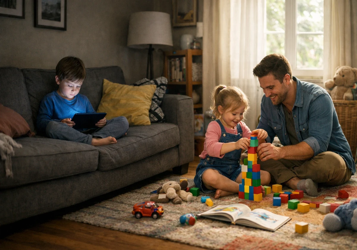 Kids Digital vs Physical Play