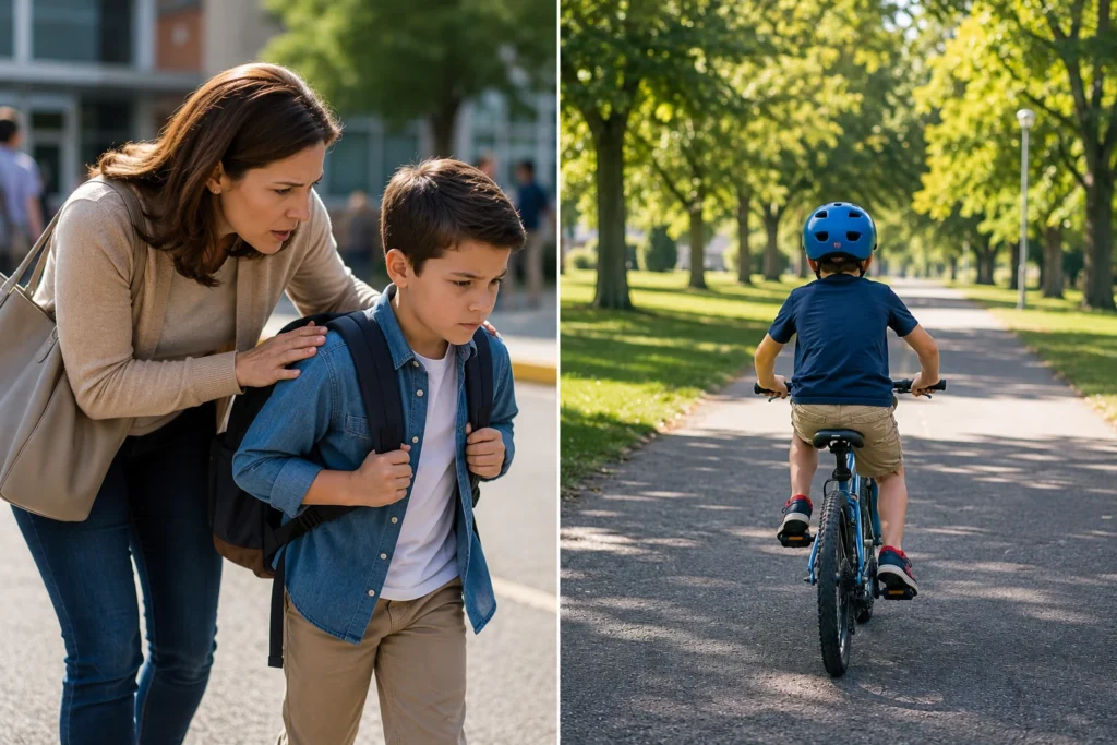What Helicopter Parenting and Free Range Parenting Look Like in Real Life
